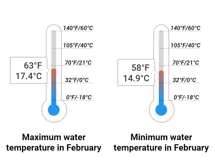 Average Sea temperature